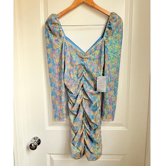 Saylor NEW Lawren Dress Small Party Cocktail Event Birthday Night‎ Gala Sparkle - Picture 3 of 6